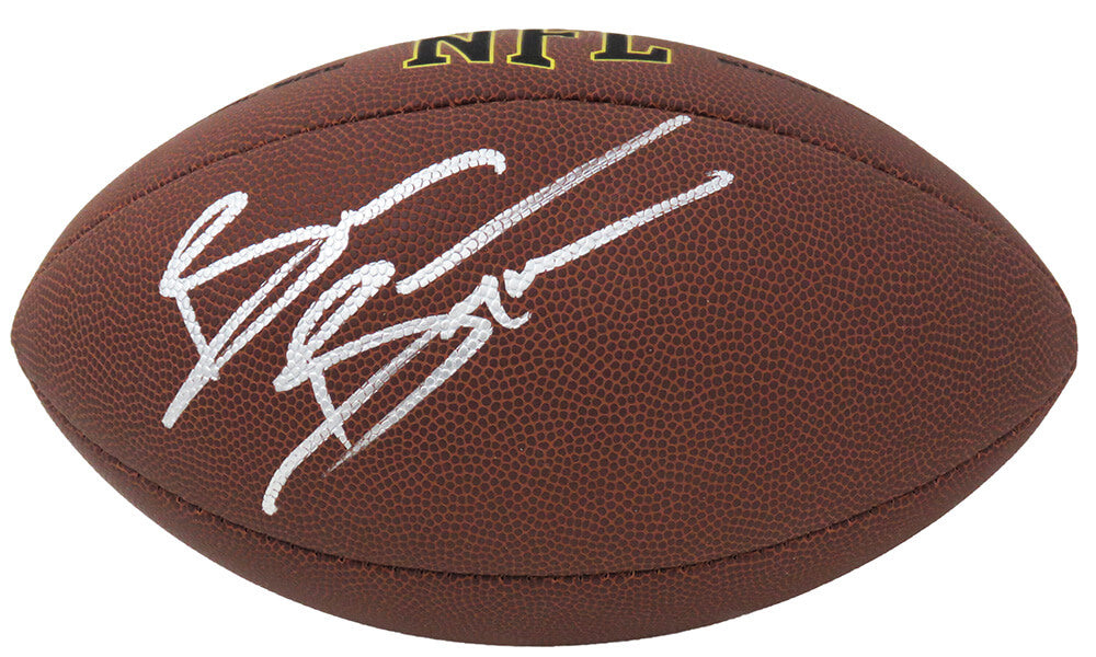 Brian Bosworth Signed Wilson Super Grip Full Size NFL Football