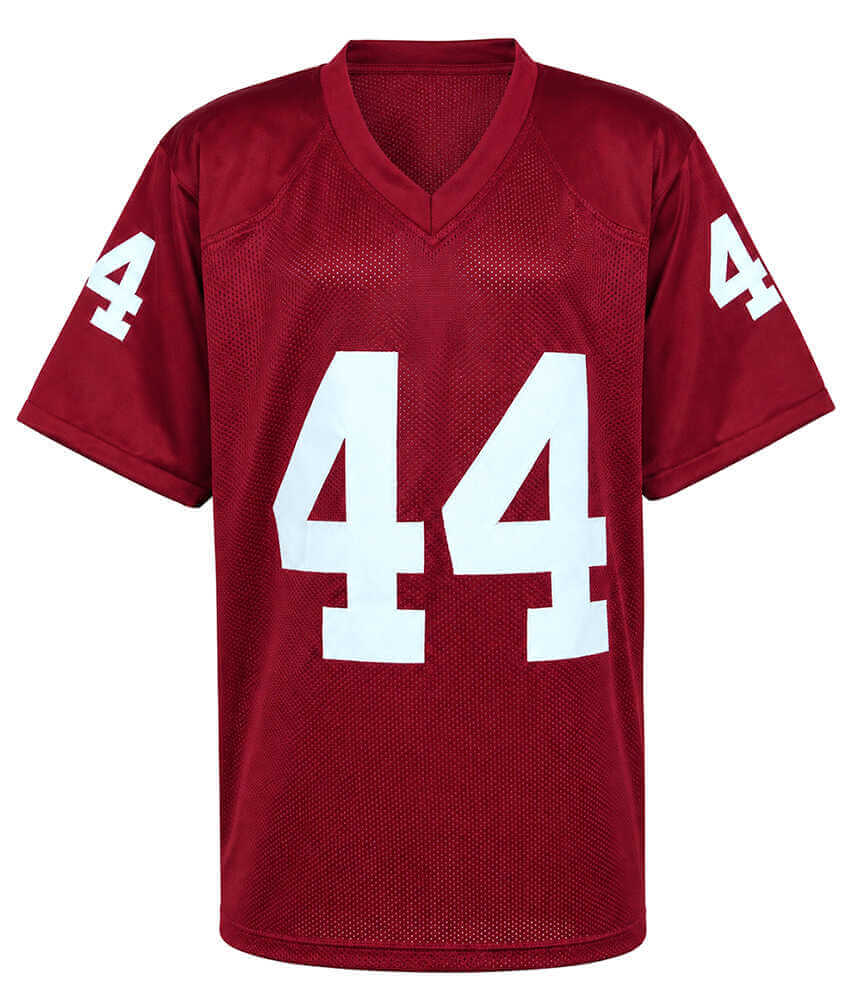 Brian Bosworth Signed Red Custom College Football Jersey w/The Boz