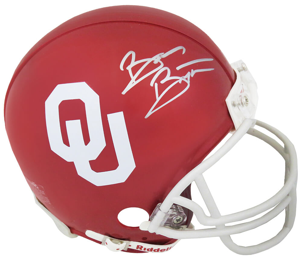 Brian Bosworth Signed Oklahoma Sooners Riddell Mini Helmet