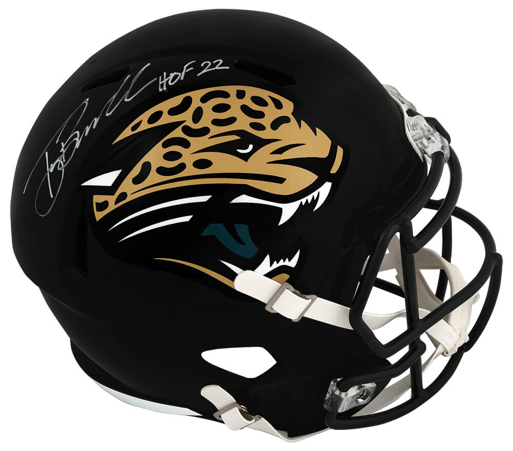 Tony Boselli Signed Jacksonville Jaguars Riddell Full Size Speed Replica Helmet w/HOF'22 (White Ink)