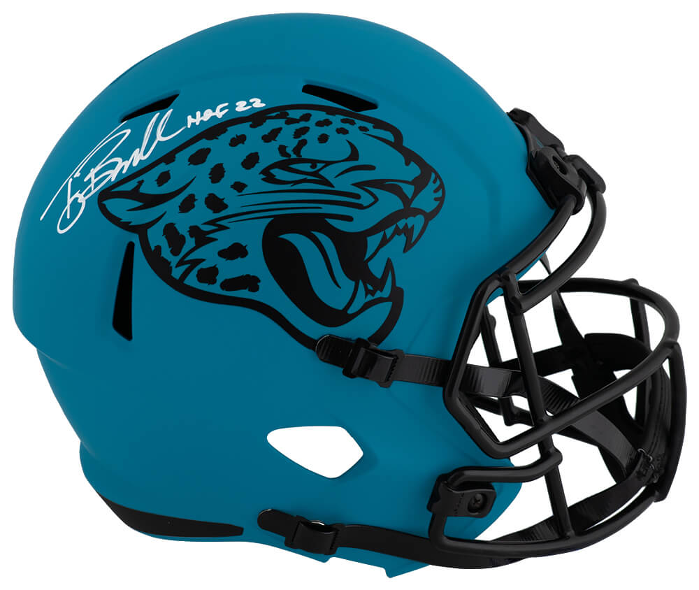 Tony Boselli Signed Jacksonville Jaguars RAVE Riddell Full Size Speed Replica Helmet w/HOF'22