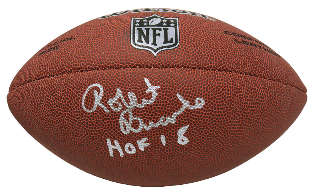 Robert Brazile Signed Wilson Limited Full Size NFL Football w/HOF'18