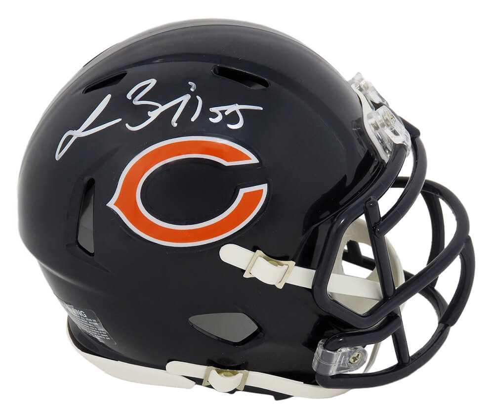 Lance Briggs Signed Chicago Bears Riddell Speed Mini Helmet