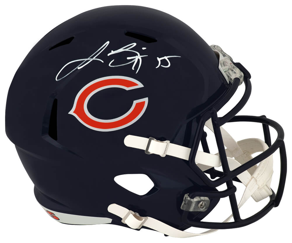 Lance Briggs Signed Chicago Bears Riddell Full Size Speed Replica Helmet - (In White)