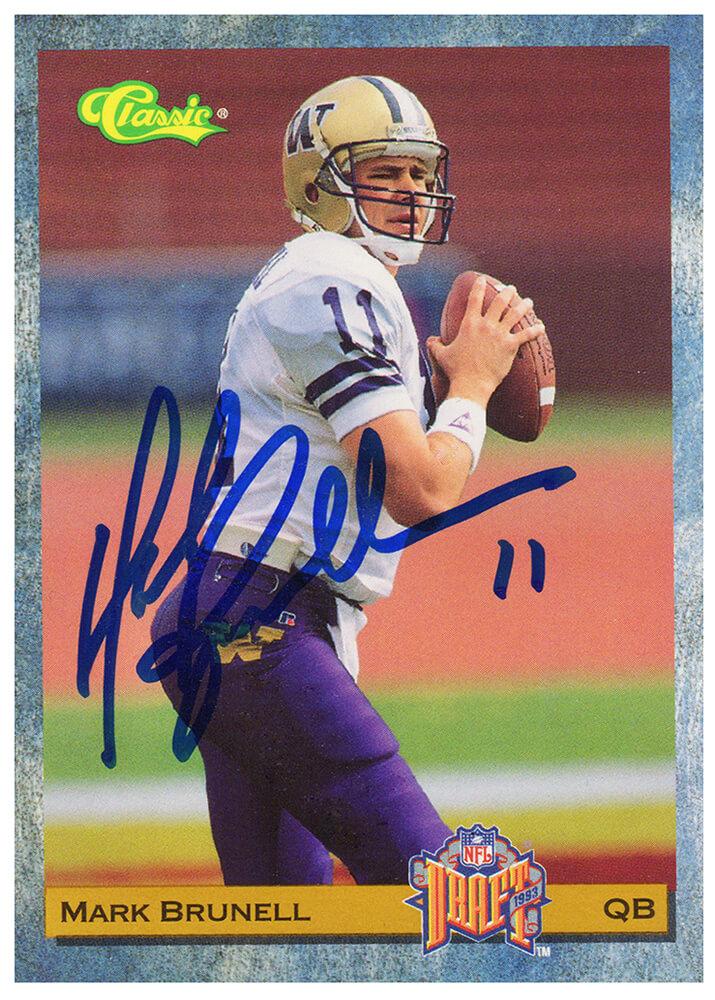Mark Brunell Signed 1993 Classic Football Rookie Card #88