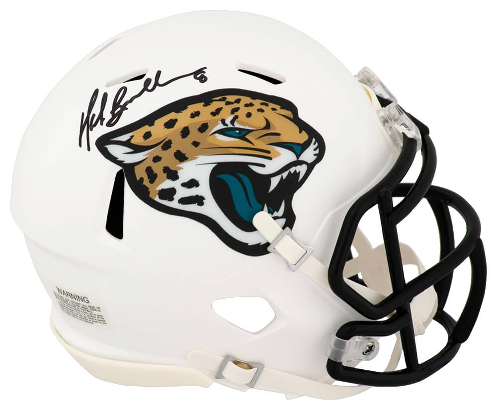 Mark Brunell Signed Jacksonville Jaguars 2024 Alternate White Riddell Speed Mini Helmet