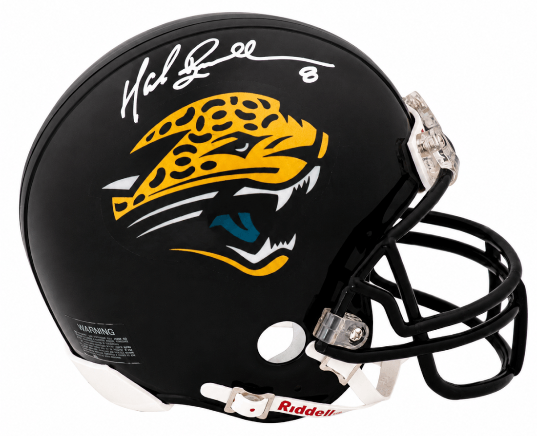 Mark Brunell Signed Jacksonville Jaguars (VSR4) Riddell Mini Helmet (In White)