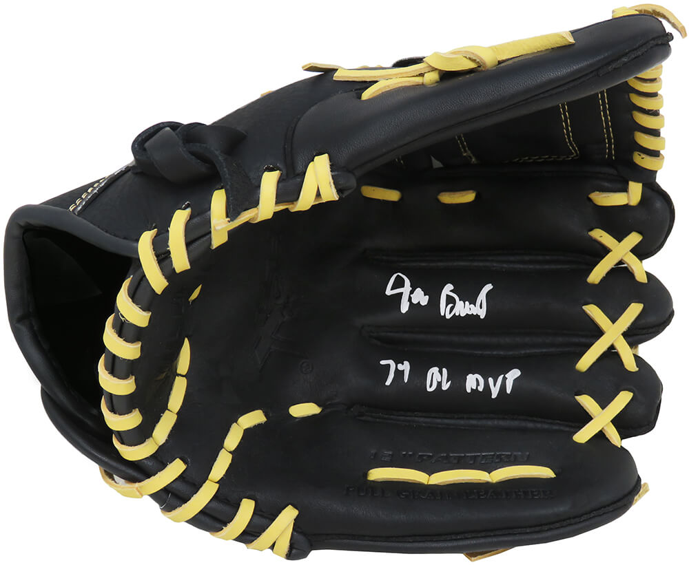 Jeff Burroughs Signed Franklin Baseball Fielders Glove w/74 AL MVP