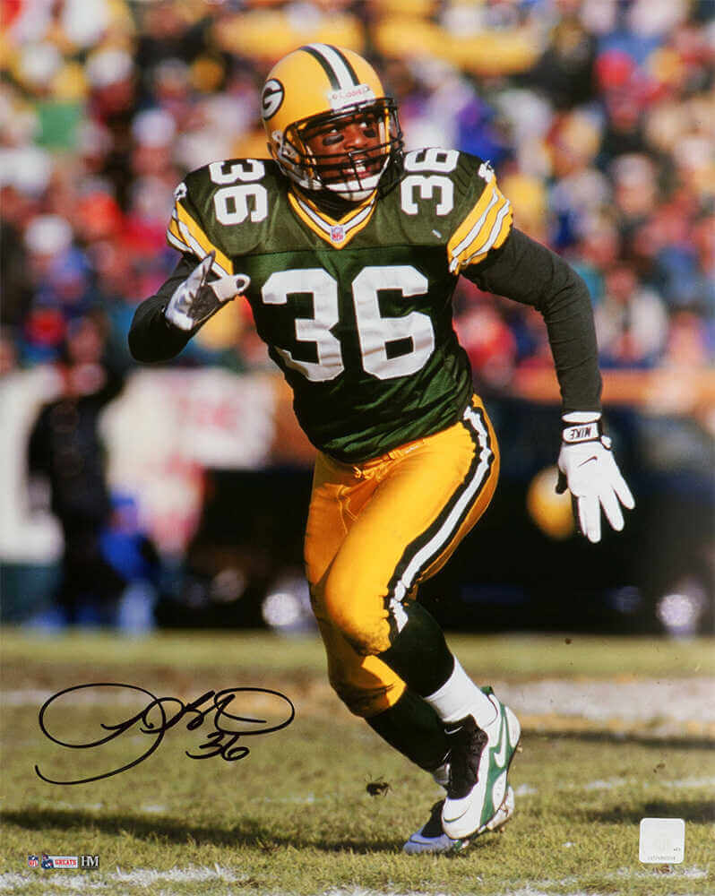 LeRoy Butler Signed Green Bay Packers Action 16x20 Photo