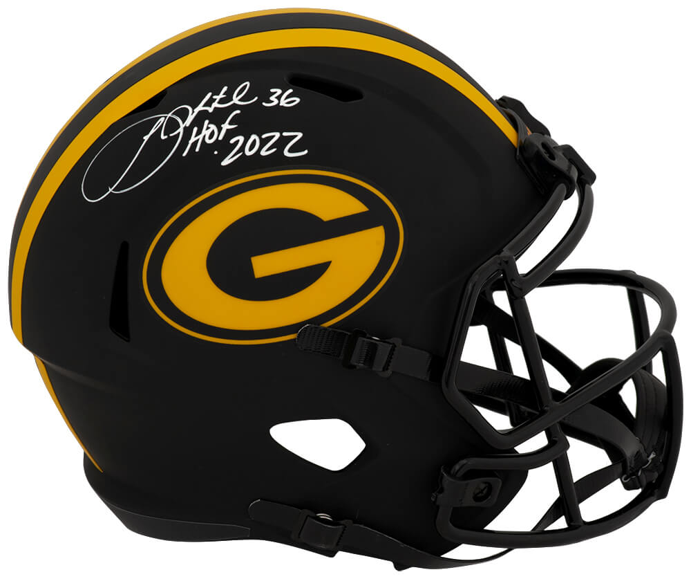 LeRoy Butler Signed Green Bay Packers ECLIPSE Riddell Full Size Speed Replica Helmet w/HOF 2022