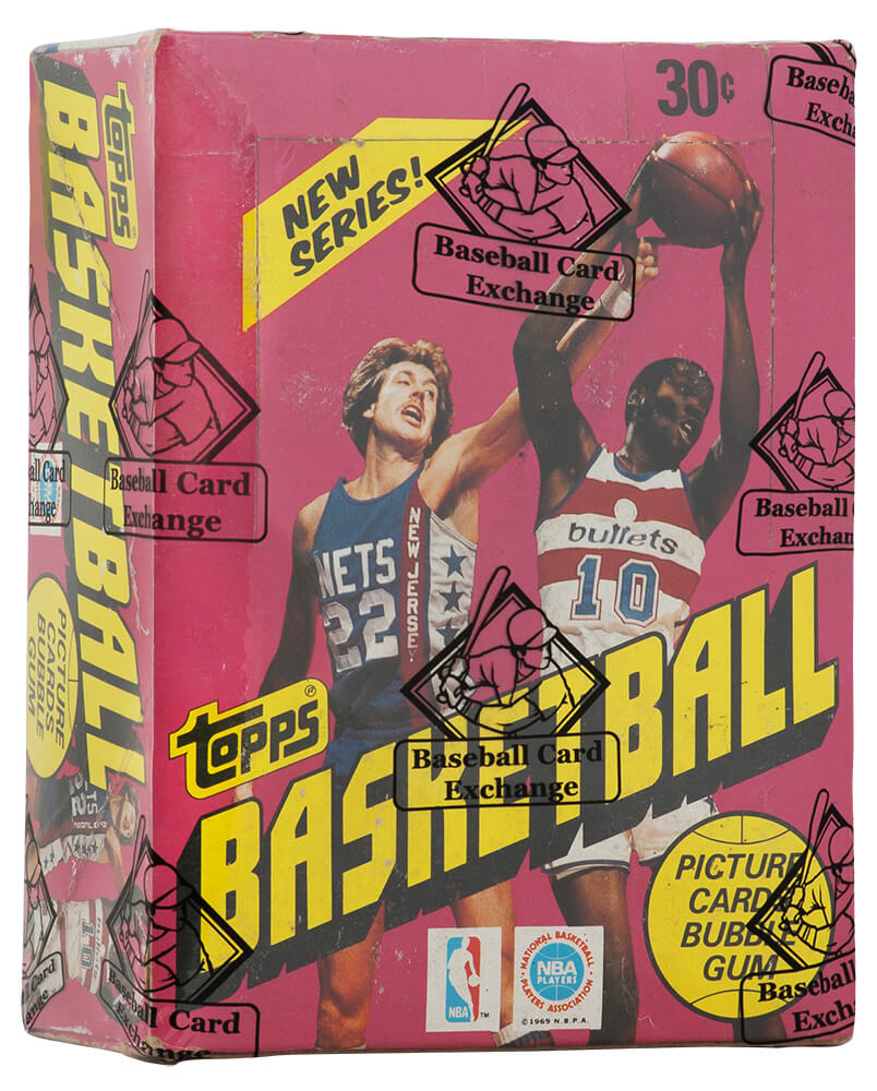 1981-82 Topps Basketball Unopened Wax Box BBCE Sealed Wrapped - 36 Packs (Bird / Magic 2nd YR??)(D)