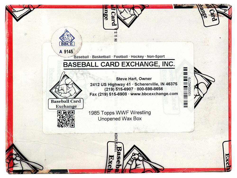 1985 WWF Pro Wrestling Stars Topps Wax Box - BBCE Wrapped - 36 Pack Box (C)