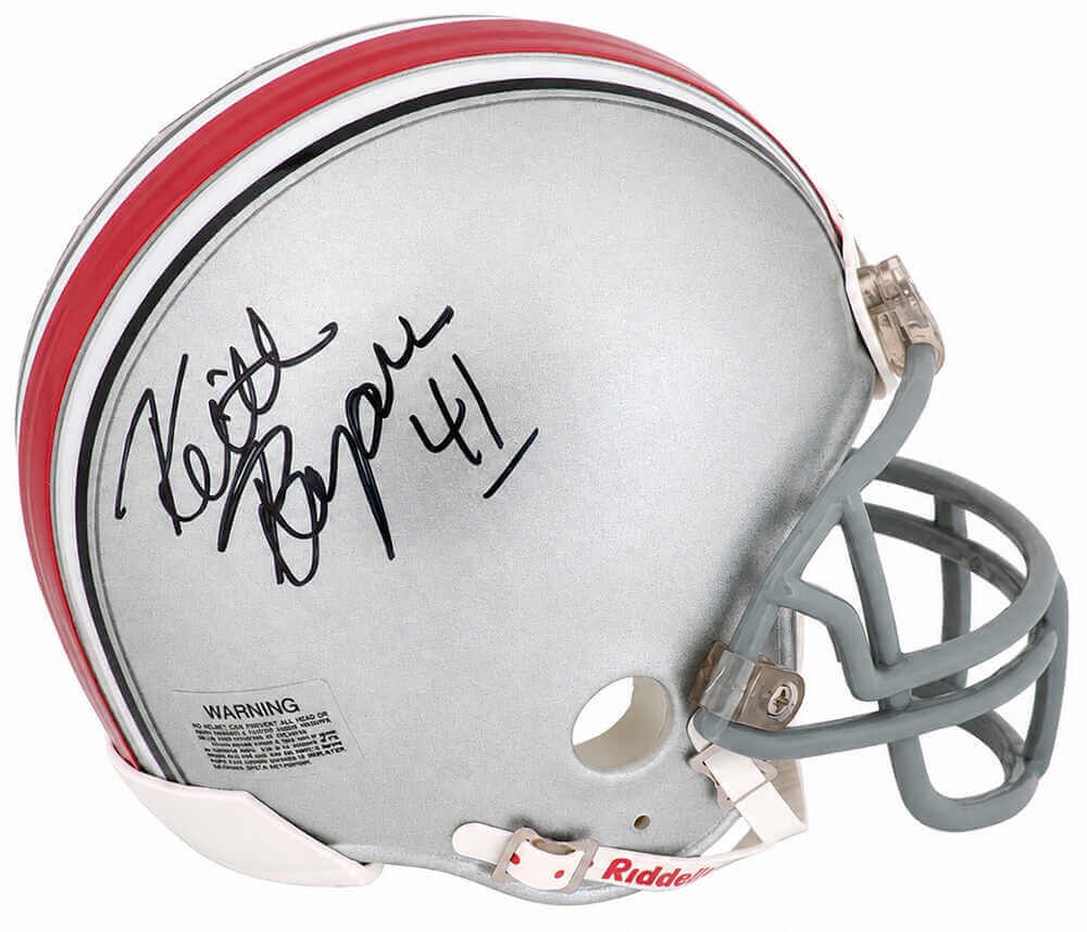 Keith Byars Signed Ohio State Buckeyes Riddell (VSR4) Mini Helmet