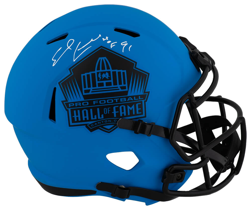 Earl Campbell Signed Hall of Fame Logo RAVE Riddell Full Size Speed Replica Helmet w/HOF'91