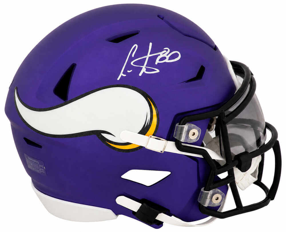 Cris Carter Signed Minnesota Vikings Riddell Mid-Size (MIDI) SpeedFlex Helmet
