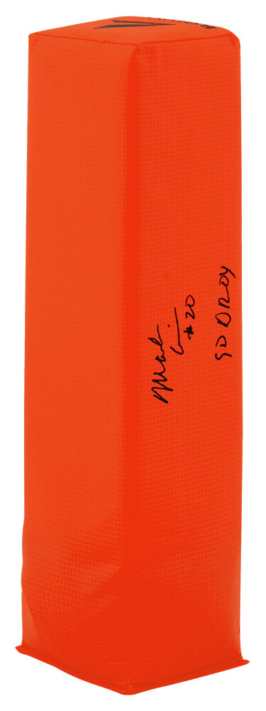 Mark Carrier Signed BSN Orange Endzone Football Pylon w/90 DROY