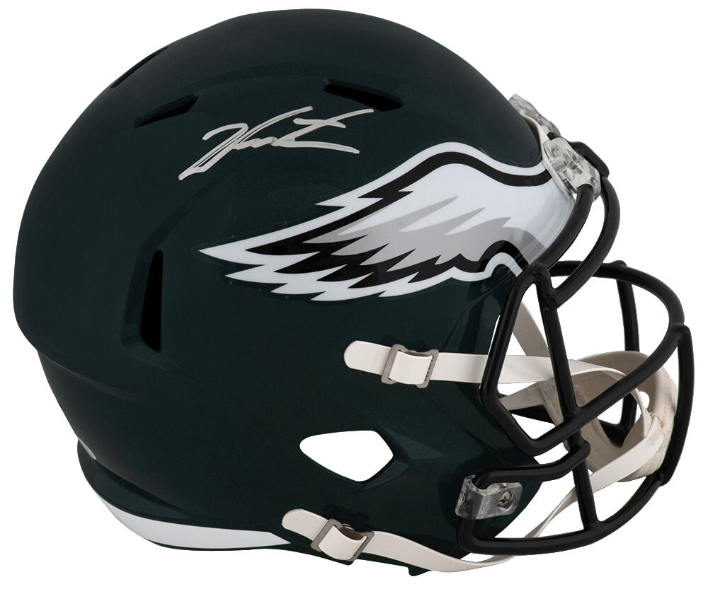 Jalen Carter Signed Philadelphia Eagles Riddell Full Size Speed Replica Helmet - (JSA)