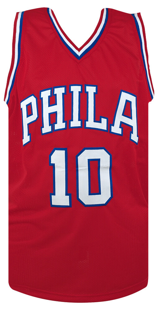 Maurice Cheeks Signed Red Throwback Custom Basketball Jersey w/HOF 2018