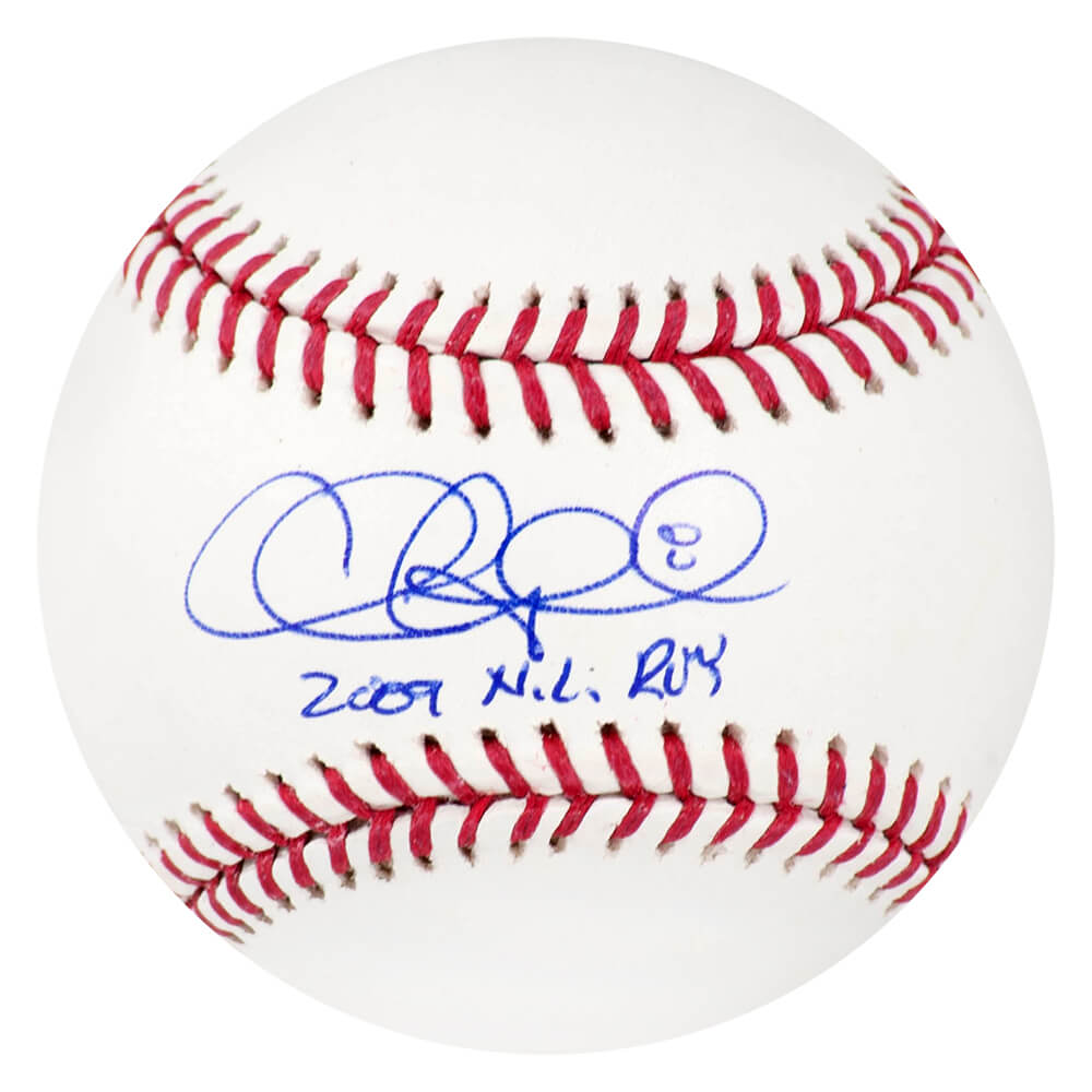 Chris Coghlan Signed Rawlings Official MLB Baseball w/2009 NL ROY