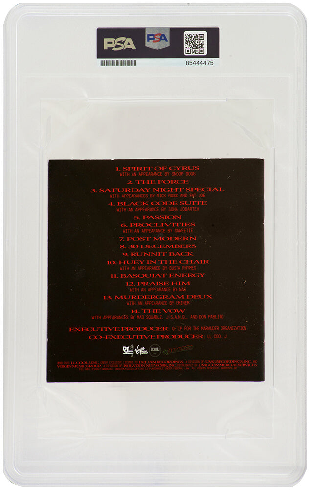 LL Cool J Signed 'The Force' 5x5 CD Booklet Insert - (PSA/DNA Encapsulated)