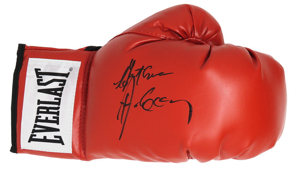 Gerry Cooney Signed Everlast Red Boxing Glove w/Gentleman