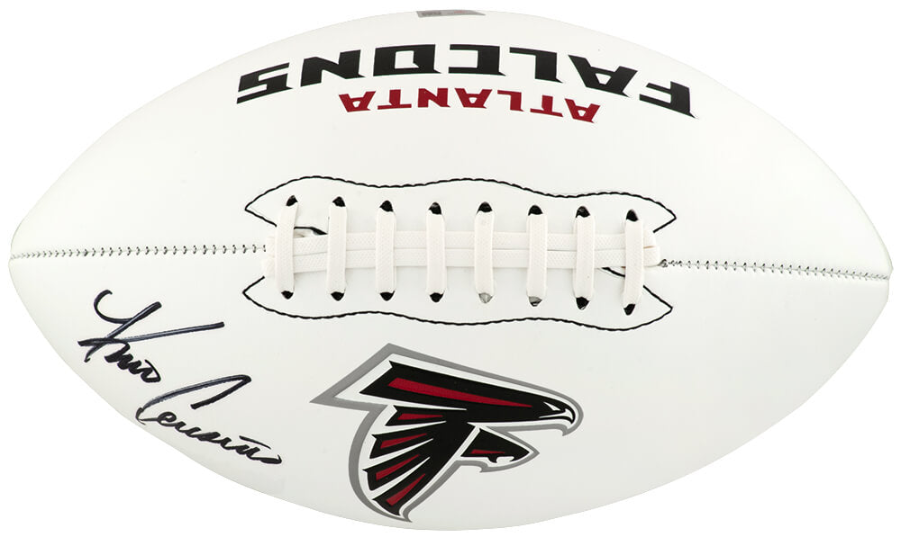 Kirk Cousins Signed Atlanta Falcons Franklin White Logo Football - (Fanatics)