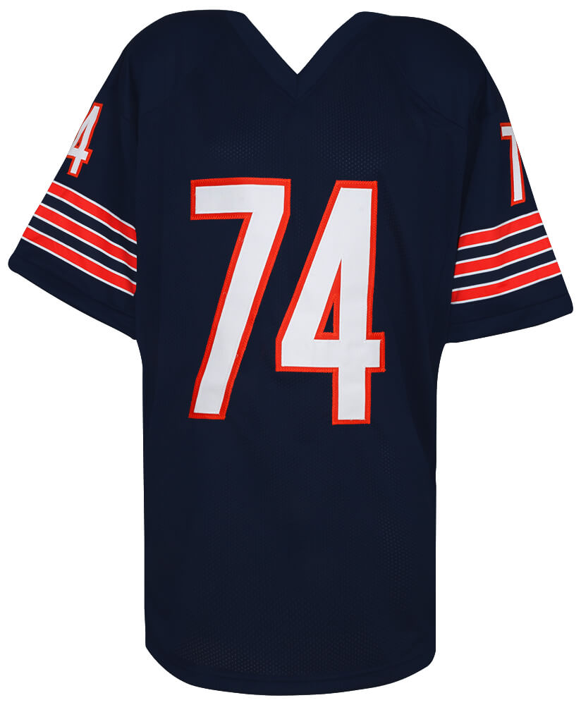 Jim Covert Signed Navy Throwback Custom Football Jersey w/HOF'20