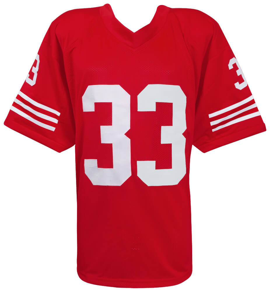 Roger Craig Signed Red Custom Football Jersey - (Beckett)