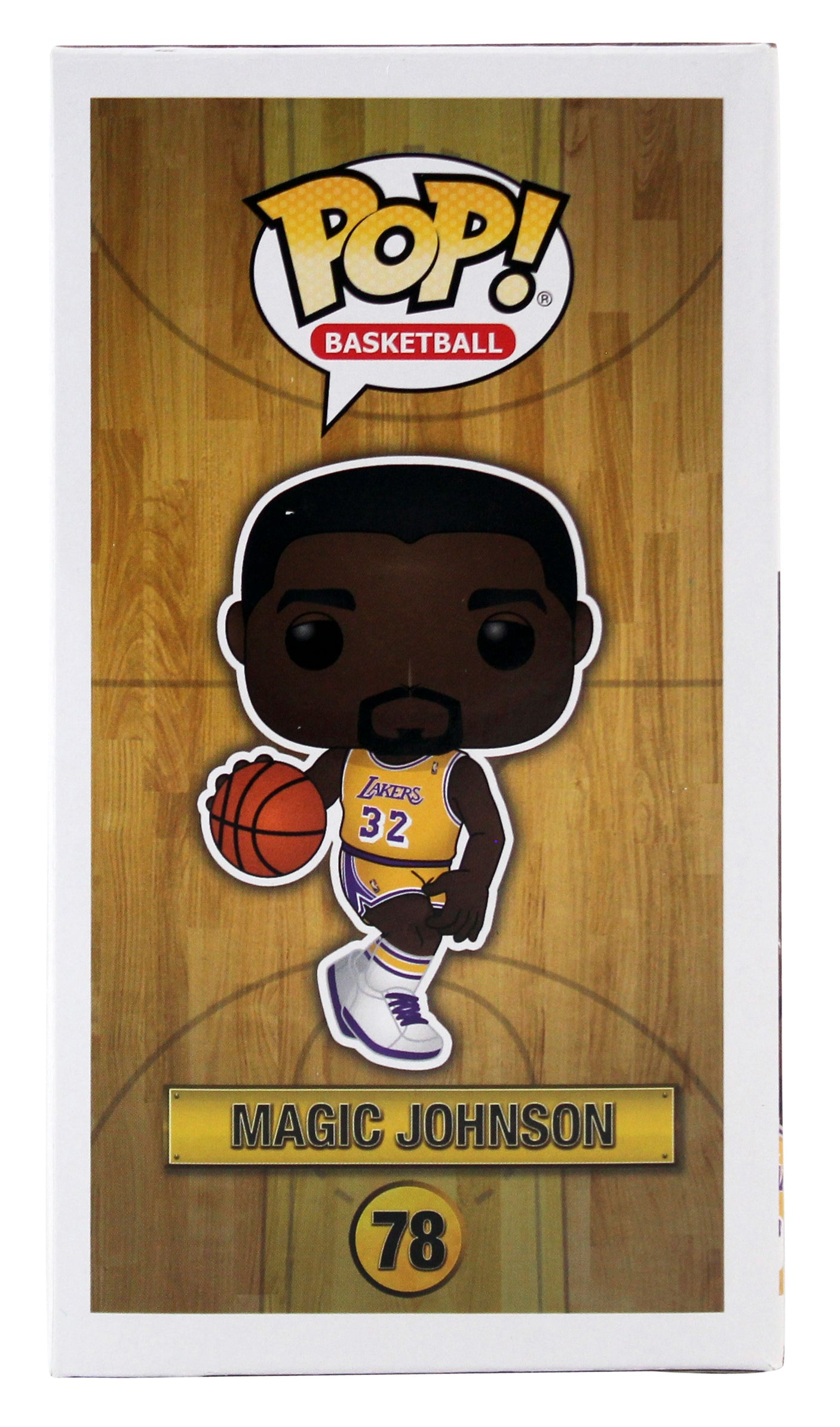 Lakers Magic Johnson Signed NBA HWC #78 Funko Pop Vinyl Figure BAS Wit #MJ09810