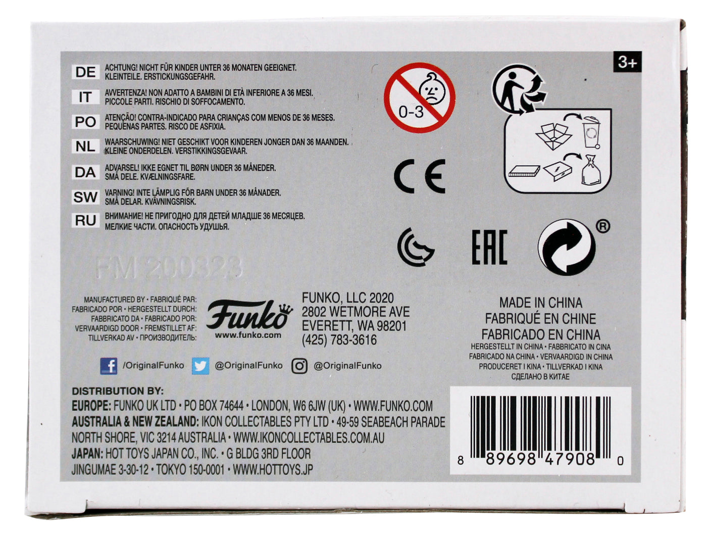 Lakers Magic Johnson Signed NBA HWC #78 Funko Pop Vinyl Figure BAS Wit #MJ09810