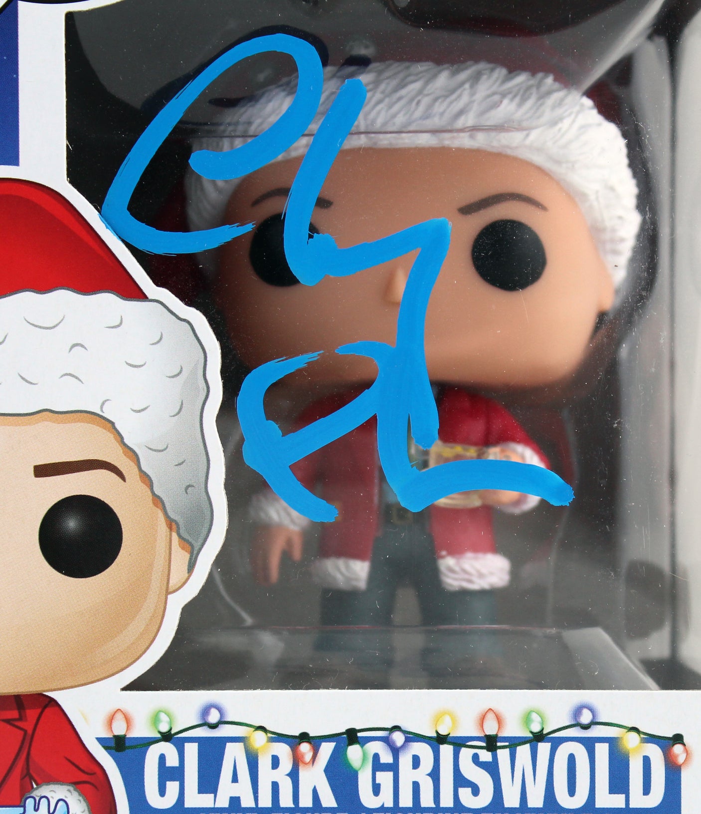 Chevy Chase Christmas Vacation Signed Funko Pop Vinyl Figure BAS Wit #WA33651