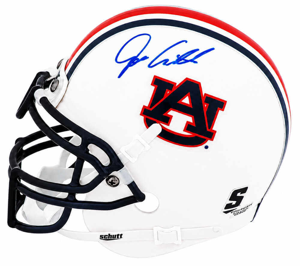 Joe Cribbs Signed Auburn Tigers Schutt Mini Helmet