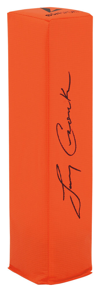 Larry Csonka Signed BSN Orange Endzone Football Pylon