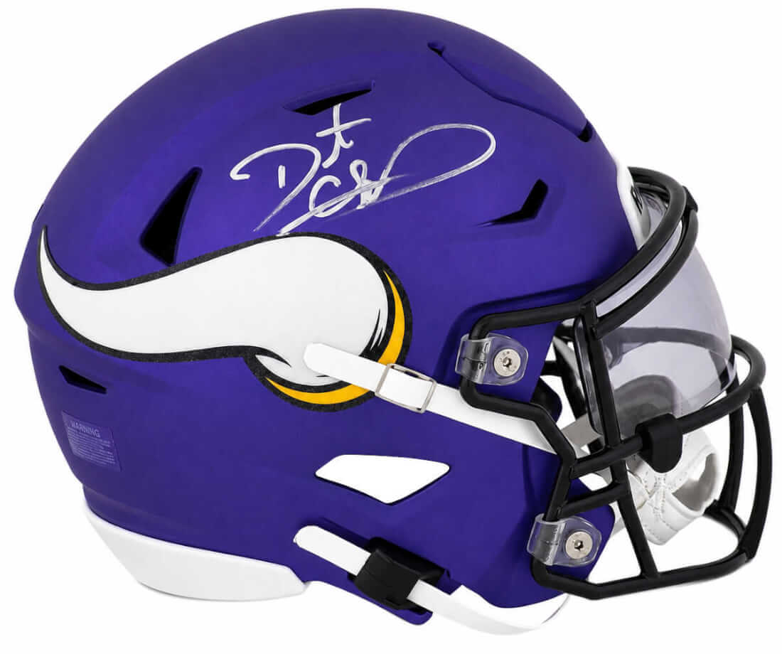Daunte Culpepper Signed Minnesota Vikings Riddell Mid-Size (MIDI) SpeedFlex Helmet