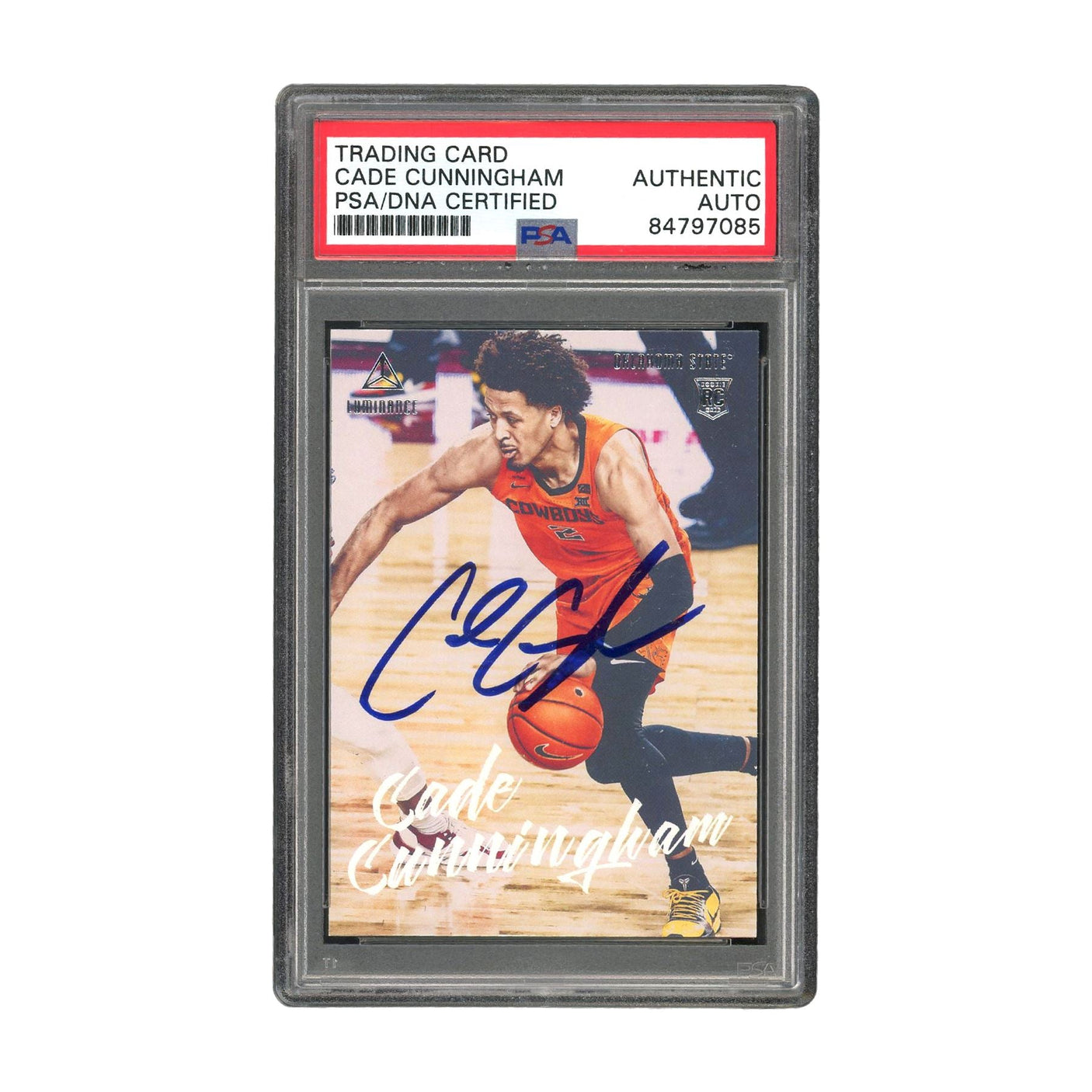 Cade Cunningham Signed Authentic Luminance RC PSA