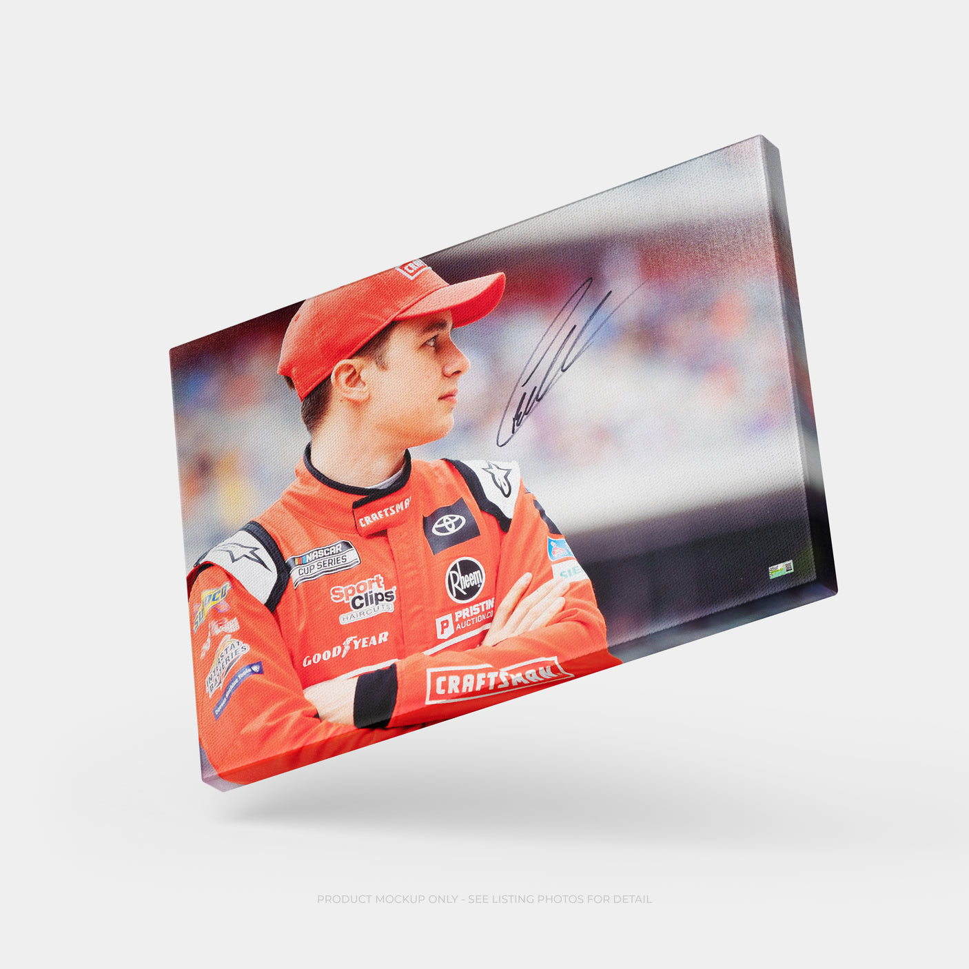 Exclusive | Christopher Bell Signed 20x30 SpeedCanvas Portrait (PA)