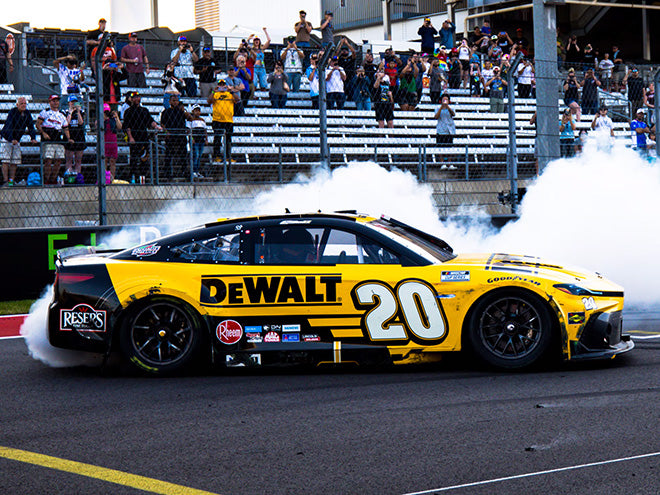 Exclusive | Christopher Bell Signed 2025 Dewalt COTA Win | Raced Version | 1:24 Diecast Car (PA)