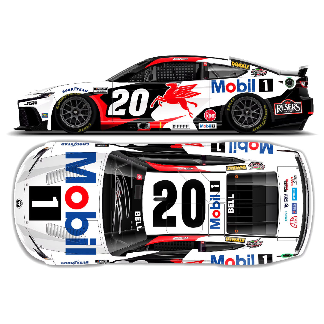 Exclusive | PRE-ORDER Christopher Bell Signed 2025 Mobil 1 1:24 Diecast Car (PA)
