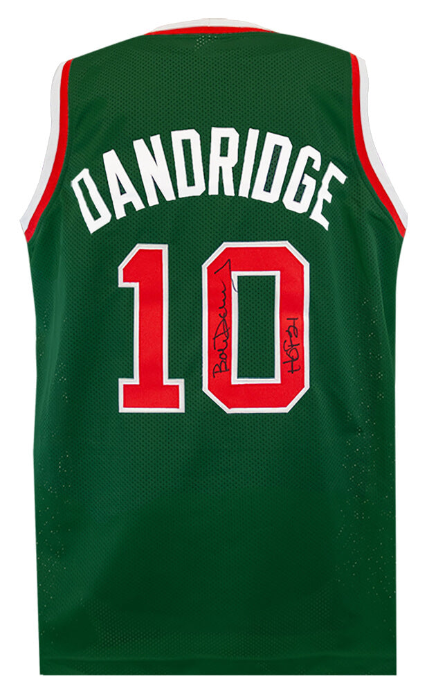 Bob Dandridge Signed Green Throwback Custom Basketball Jersey w/HOF'21
