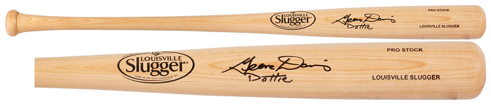 Geena Davis Signed Louisville Slugger Pro Stock Blonde Baseball Bat w/Dottie