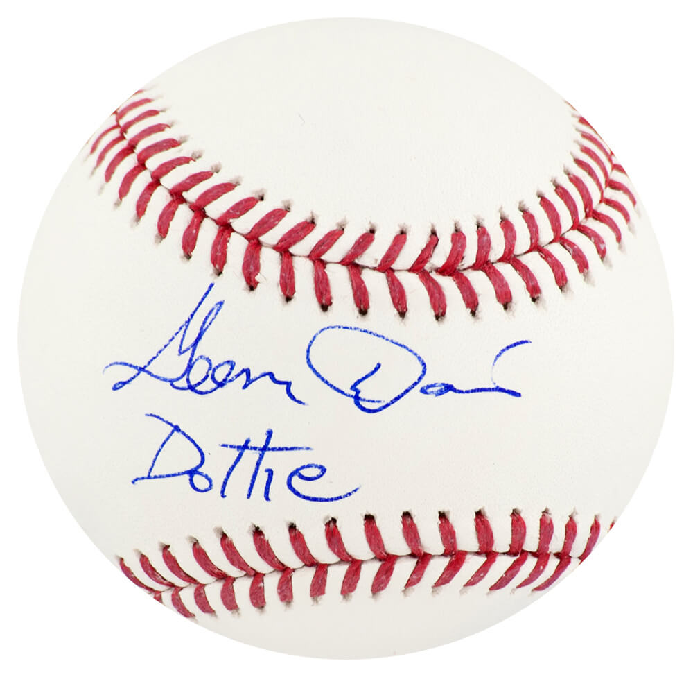 Geena Davis Signed Rawlings Official MLB Baseball w/Dottie