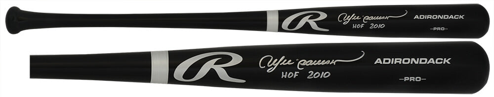 Andre Dawson Signed Rawlings Pro Black Baseball Bat w/HOF 2010