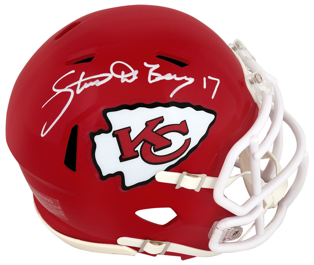 Steve DeBerg Signed Kansas City Chiefs Riddell Speed Mini Helmet