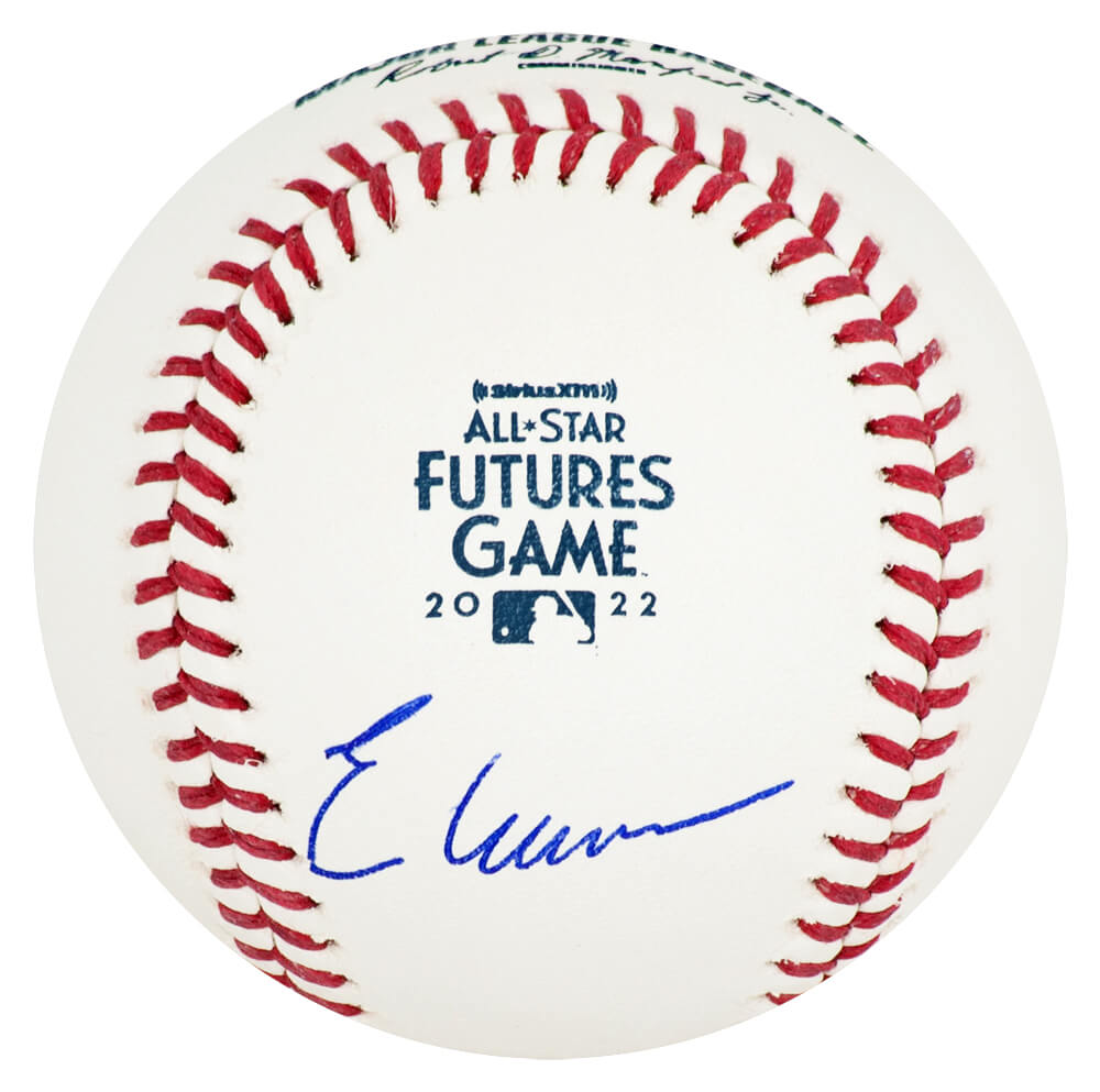 Elly De La Cruz Signed Rawlings 2022 Futures Game Logo Baseball - (Beckett)