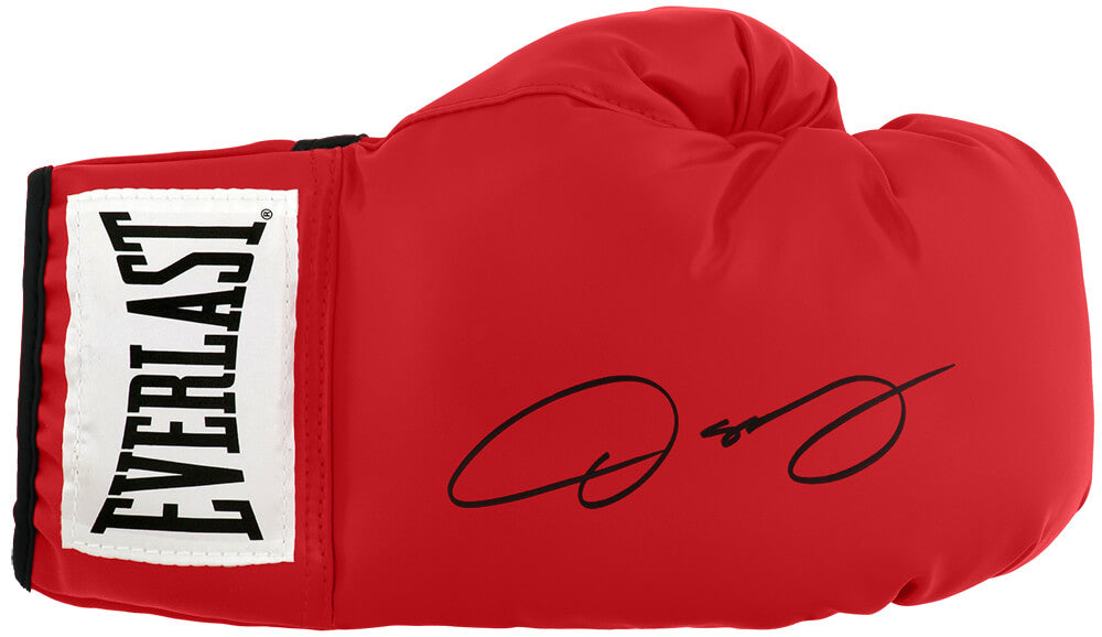 Oscar De La Hoya Signed Everlast Red Boxing Glove