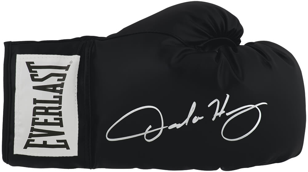 Oscar De La Hoya Signed Everlast Black Boxing Glove