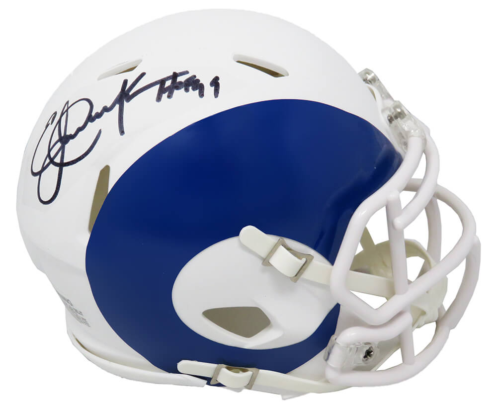 Eric Dickerson Signed Los Angeles Rams AMP Alternate Riddell Speed Mini Helmet w/HOF'99
