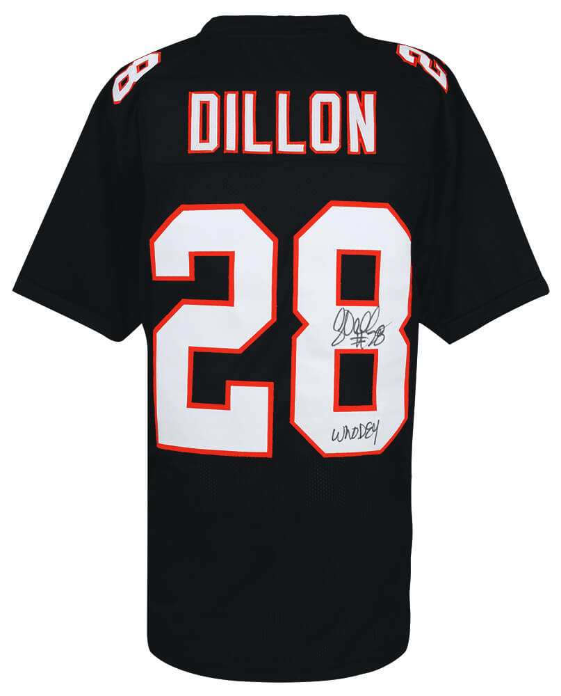 Corey Dillon Signed Black Custom Football Jersey w/Who Dey