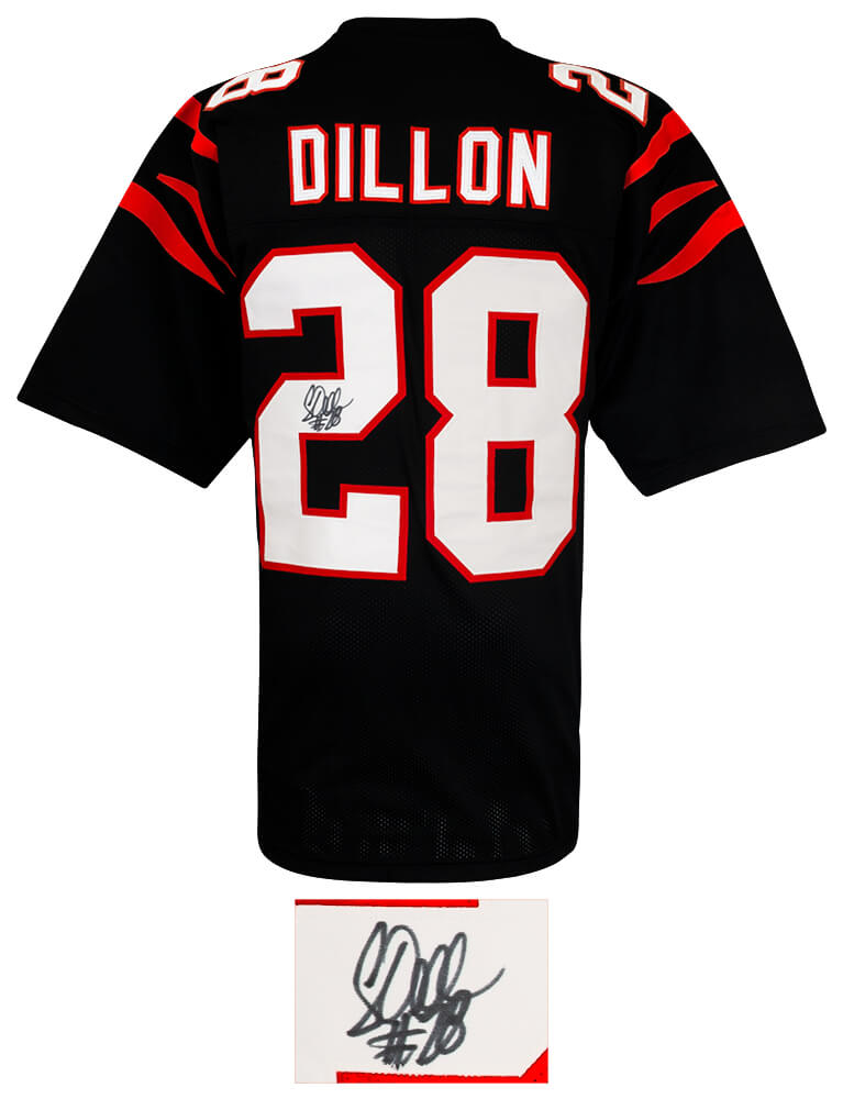 Corey Dillon Signed Black Custom Jersey