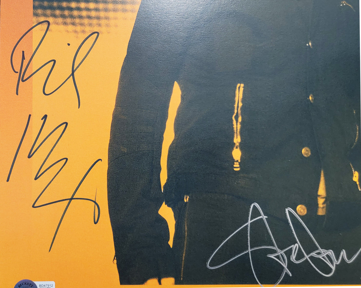 Billy Idol & Steve Stevens Autographed 11x17 Poster Beckett BAS Stock #209069